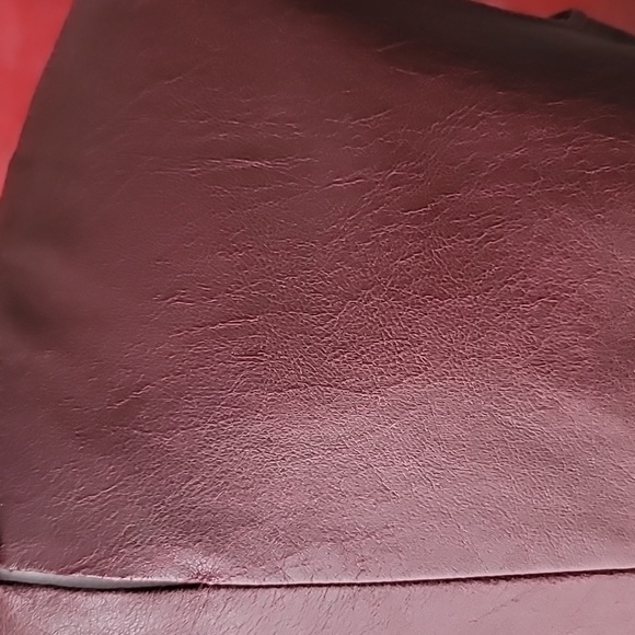 BCBGMaxAzria Sheridan Faux Leather Dress, Size Small, Color Royal Port - Picture 13 of 17